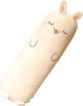 Long Plush 27' Cute Body Pillow for Bed Kids - Animal Shaped Bunny Boyfriend Pillow Toy Gift