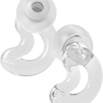 PRO Concert Ear Plugs for Noise Reduction,Patented 5-Layer Filter Ear Plugs for Concerts with XS/S/M/L Sizes,Reusable Ear Protection Earplugs for Live Music Events,Clear Sound, 19dB