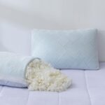 Shredded Memory Foam Cooling Soft Bamboo Viscose Pillows Queen Size Set of 2, Adjustable Hypoallergenic Hotel Quality Pillows for Side, Back or Stomach Sleeper,  Certified