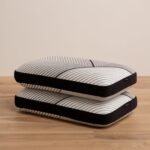 Black Luxury Pillow, Queen (U.S. Standard), Gray